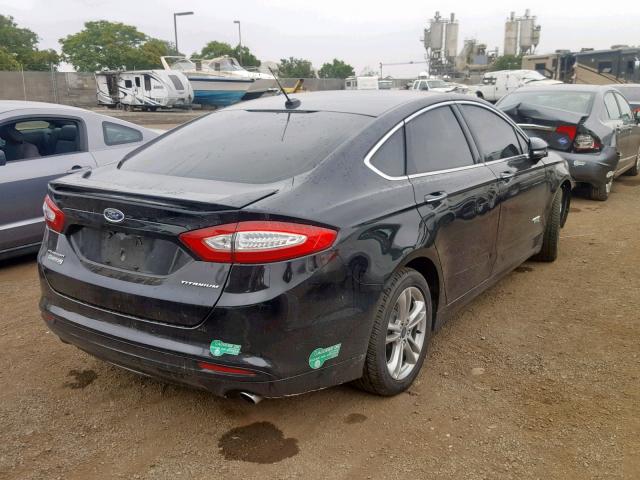 3FA6P0SUXGR187432 - 2016 FORD FUSION TIT BLACK photo 4