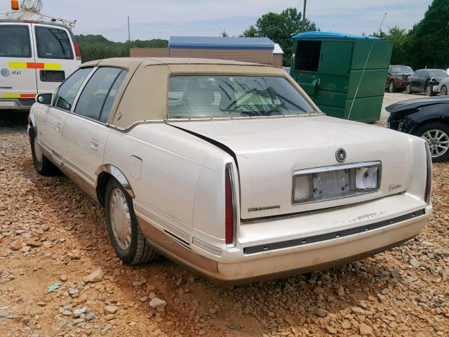 1G6KD54Y4XU797501 - 1999 CADILLAC DEVILLE WHITE photo 3