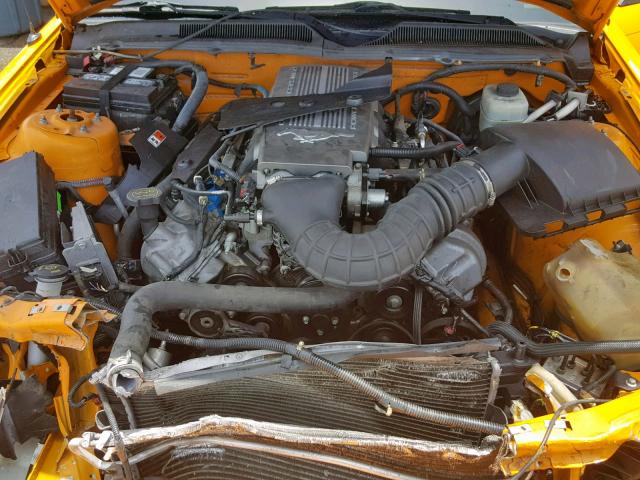 1ZVHT85H975232193 - 2007 FORD MUSTANG GT ORANGE photo 7