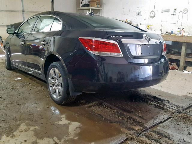 1G4GD5GD7BF397632 - 2011 BUICK LACROSSE C BLACK photo 3