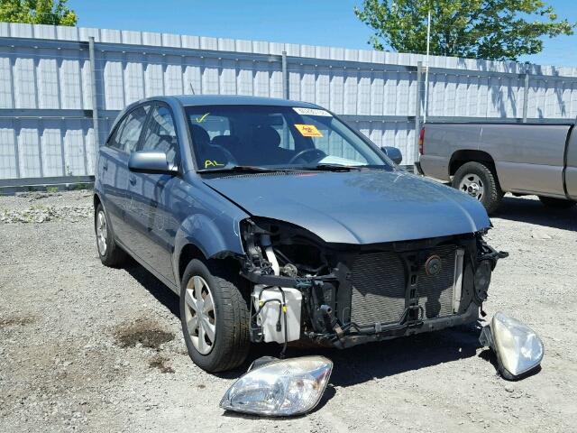 KNADE163266081256 - 2006 KIA RIO 5 GRAY photo 1