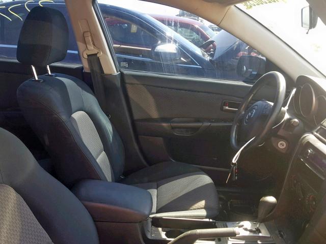 JM1BK12F151278773 - 2005 MAZDA 3 I BLACK photo 5