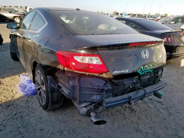 1HGCT2B83FA005216 - 2015 HONDA ACCORD EXL BLACK photo 3