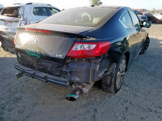 1HGCT2B83FA005216 - 2015 HONDA ACCORD EXL BLACK photo 4