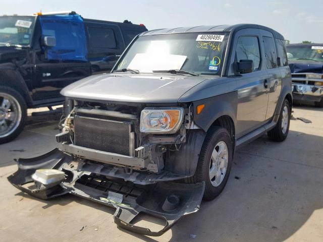 5J6YH28635L033624 - 2005 HONDA ELEMENT EX GRAY photo 2