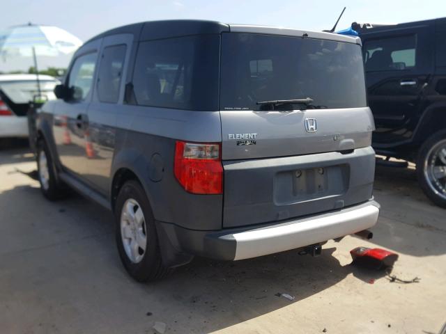 5J6YH28635L033624 - 2005 HONDA ELEMENT EX GRAY photo 3