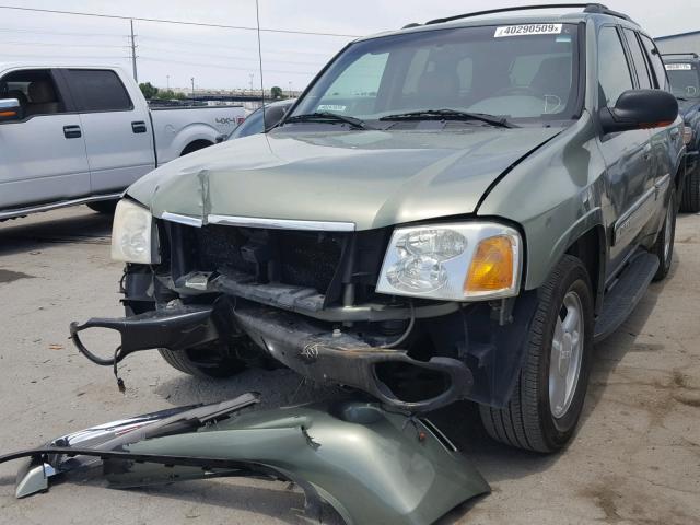 1GKDT13S932251477 - 2003 GMC ENVOY GREEN photo 2