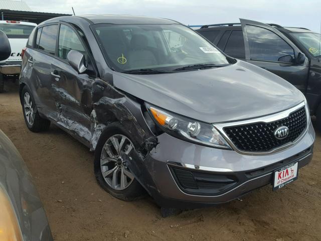 KNDPBCAC7F7757187 - 2015 KIA SPORTAGE L GRAY photo 1