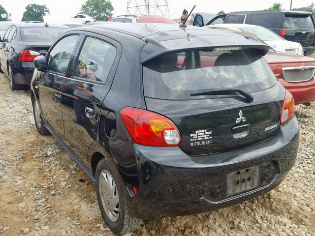 ML32A3HJ7FH051318 - 2015 MITSUBISHI MIRAGE DE BLACK photo 3