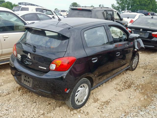 ML32A3HJ7FH051318 - 2015 MITSUBISHI MIRAGE DE BLACK photo 4