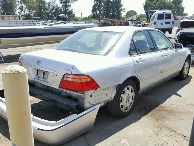 JH4KA9653YC010544 - 2000 ACURA 3.5RL SILVER photo 4