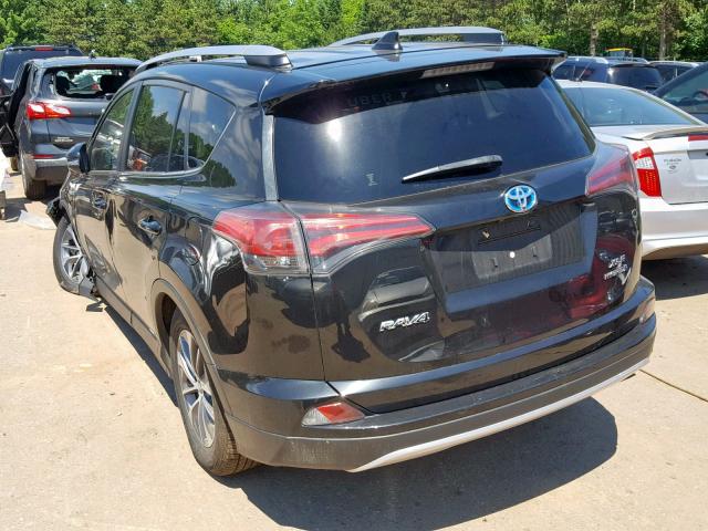 JTMRJREV9GD026435 - 2016 TOYOTA RAV4 HV XL BLACK photo 3