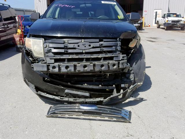 2FMDK36C07BA30117 - 2007 FORD EDGE SE BLACK photo 9