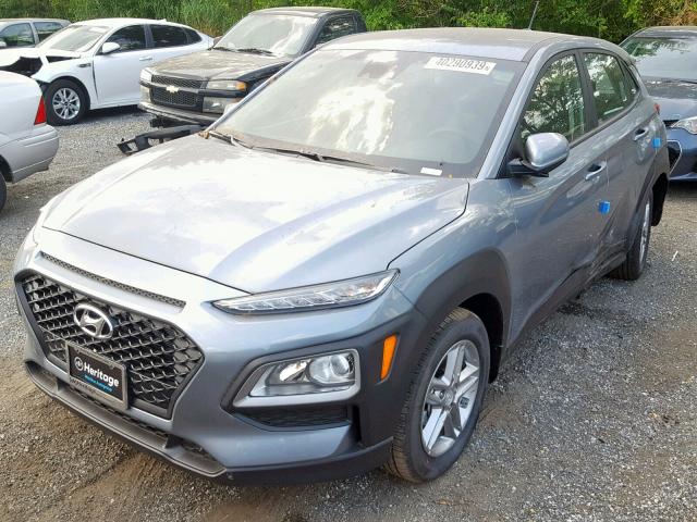 KM8K12AA6KU331181 - 2019 HYUNDAI KONA SE BLUE photo 2