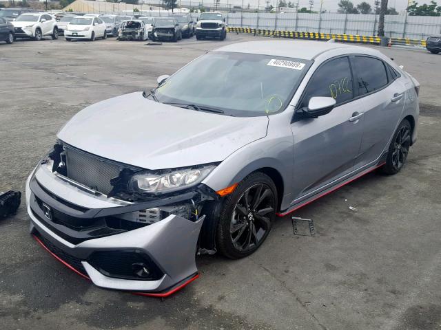 SHHFK7H48JU407165 - 2018 HONDA CIVIC SPOR GRAY photo 2