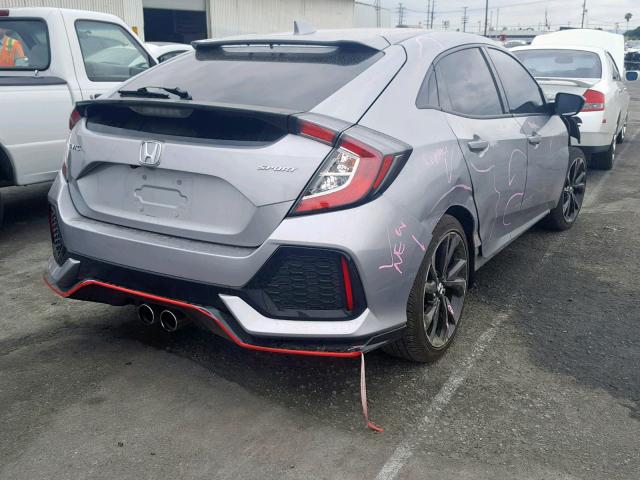 SHHFK7H48JU407165 - 2018 HONDA CIVIC SPOR GRAY photo 4