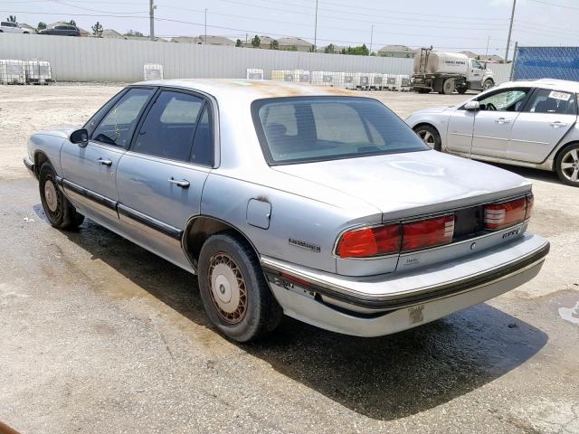 1G4HR52L5RH453926 - 1994 BUICK LESABRE LI BLUE photo 3