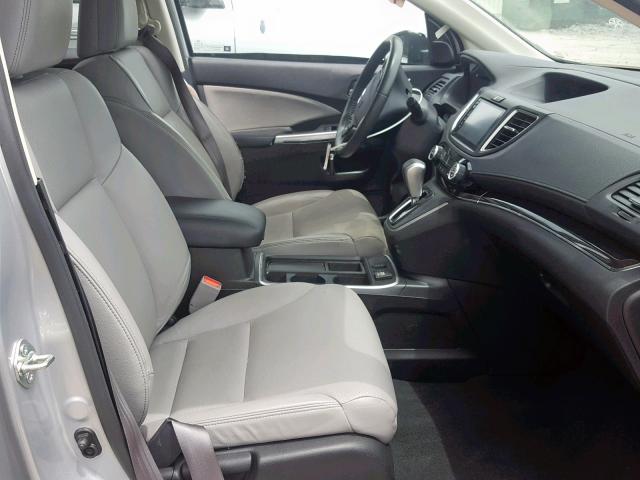 2HKRM3H75GH568076 - 2016 HONDA CR-V EXL GRAY photo 5