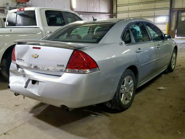 2G1WC57MX91327166 - 2009 CHEVROLET IMPALA 2LT SILVER photo 4