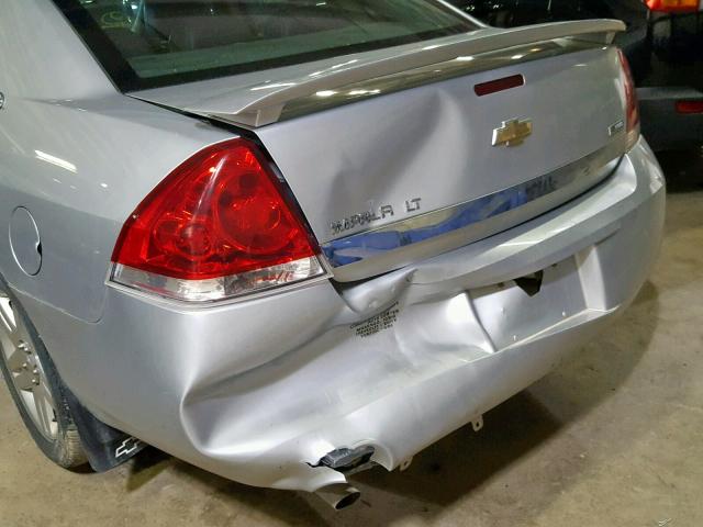 2G1WC57MX91327166 - 2009 CHEVROLET IMPALA 2LT SILVER photo 9