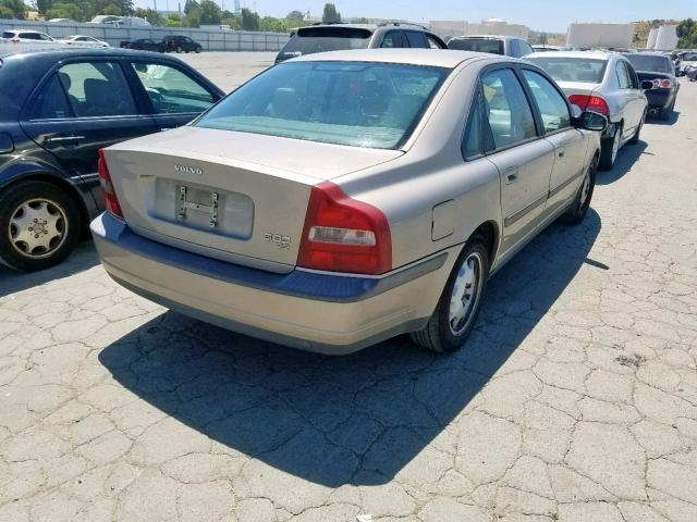 YV1TS94D811205547 - 2001 VOLVO S80 GOLD photo 4