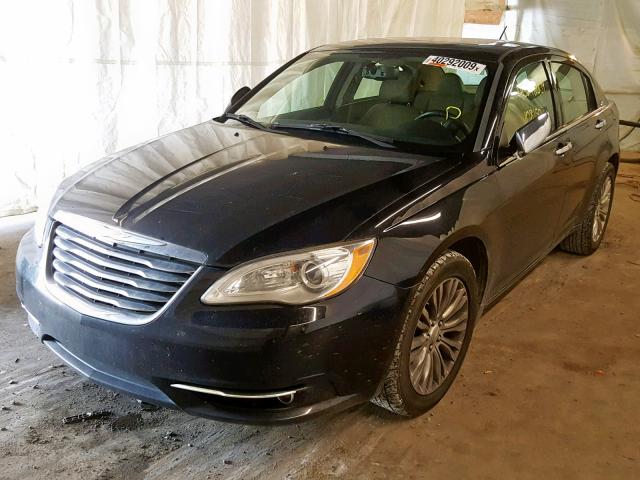 1C3CCBCGXDN526058 - 2013 CHRYSLER 200 LIMITE BLACK photo 2