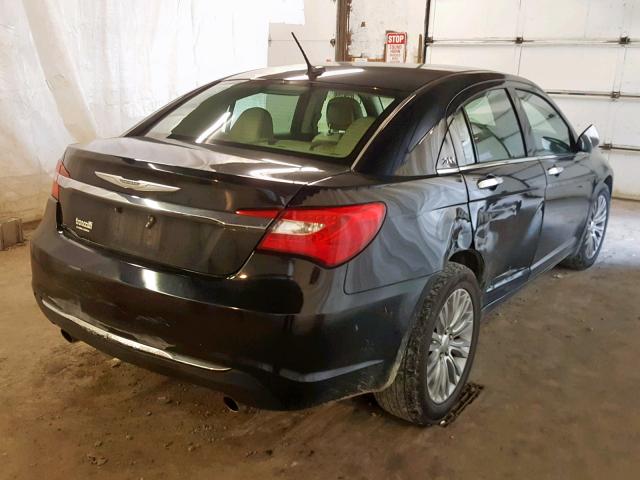 1C3CCBCGXDN526058 - 2013 CHRYSLER 200 LIMITE BLACK photo 4