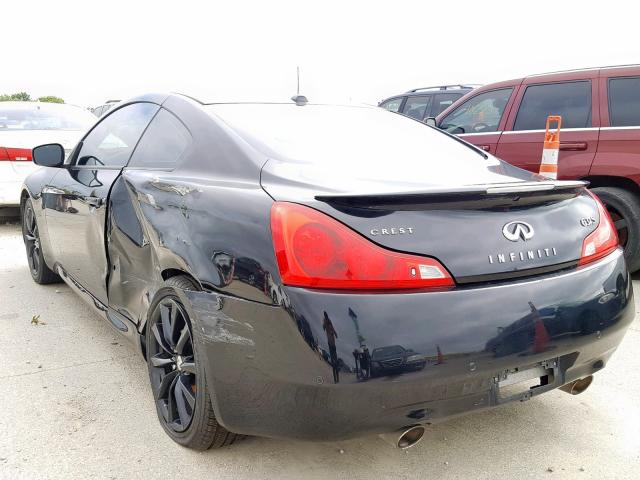 JN1CV6EK7BM212582 - 2011 INFINITI G37 BASE BLACK photo 3