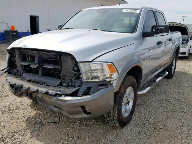 1C6RR7LT4DS692826 - 2013 RAM 1500 SLT SILVER photo 2