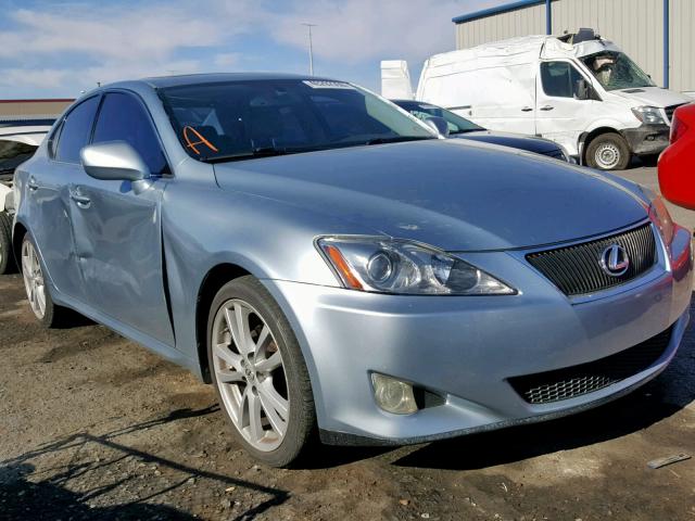 JTHBK262362020147 - 2006 LEXUS IS 250 BLUE photo 1