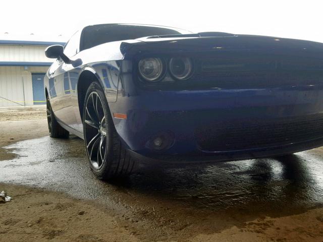 2C3CDZAG4JH204660 - 2018 DODGE CHALLENGER BLUE photo 9