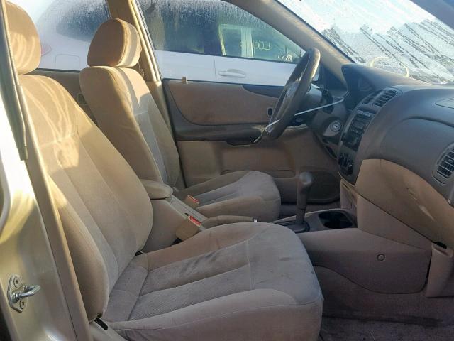 JM1BJ225330179455 - 2003 MAZDA PROTEGE DX TAN photo 5