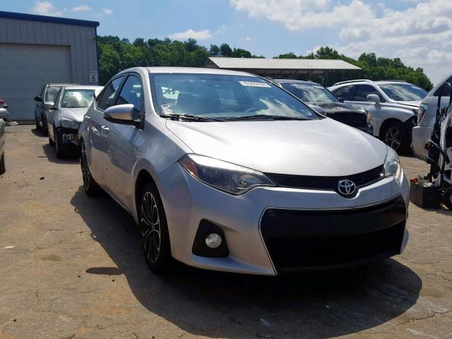 2T1BURHE7EC142716 - 2014 TOYOTA COROLLA L SILVER photo 1