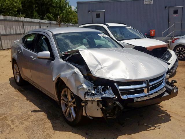 1B3BD1FG7BN517083 - 2011 DODGE AVENGER MA SILVER photo 1