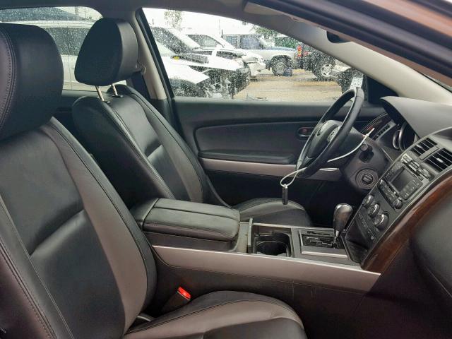 JM3TB2MA2A0207455 - 2010 MAZDA CX-9 SILVER photo 5