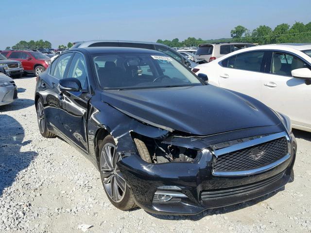 JN1BV7AP9FM336569 - 2015 INFINITI Q50 BASE BLACK photo 1