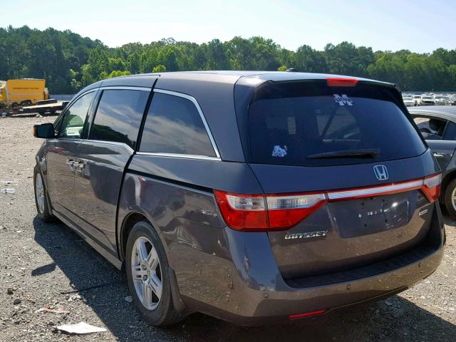 5FNRL5H95DB077906 - 2013 HONDA ODYSSEY TO GRAY photo 3