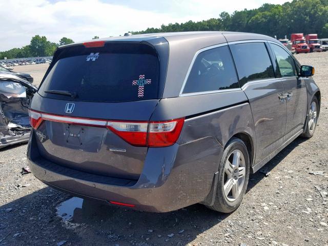 5FNRL5H95DB077906 - 2013 HONDA ODYSSEY TO GRAY photo 4