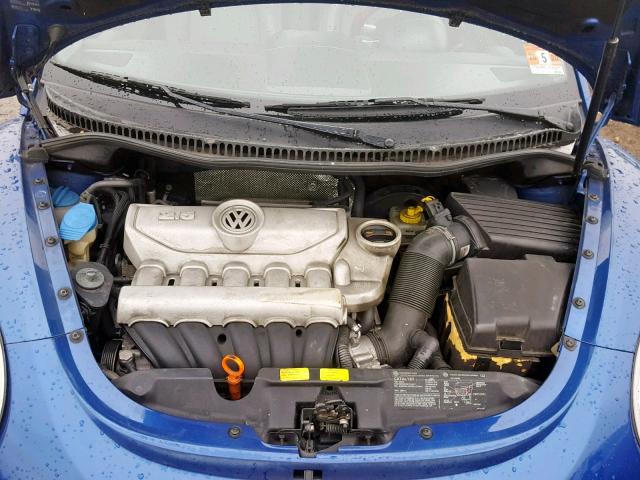 3VWRG31C27M511842 - 2007 VOLKSWAGEN NEW BEETLE Mavi foto 7