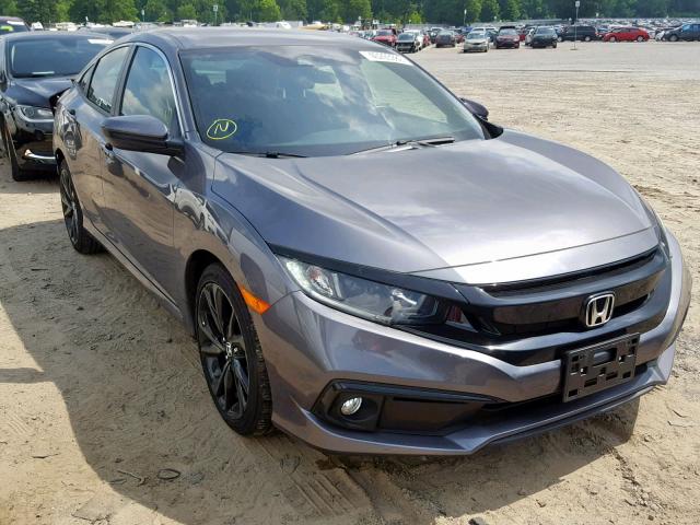 19XFC2F88KE002308 - 2019 HONDA CIVIC SPOR GRAY photo 1