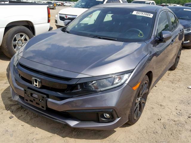 19XFC2F88KE002308 - 2019 HONDA CIVIC SPOR GRAY photo 2