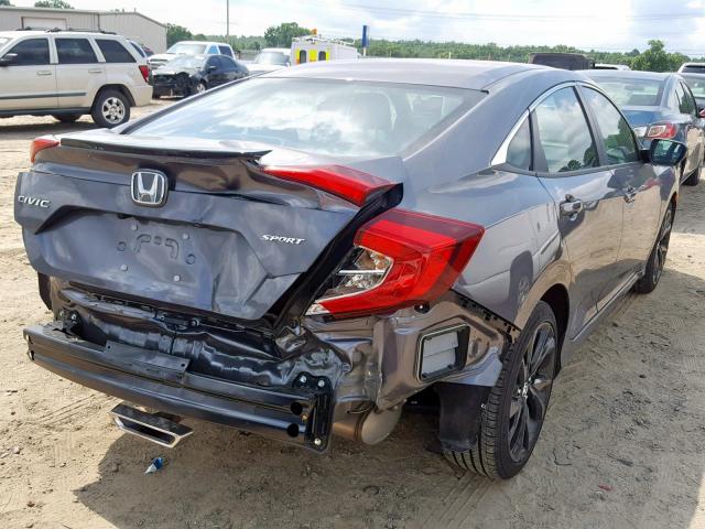 19XFC2F88KE002308 - 2019 HONDA CIVIC SPOR GRAY photo 4