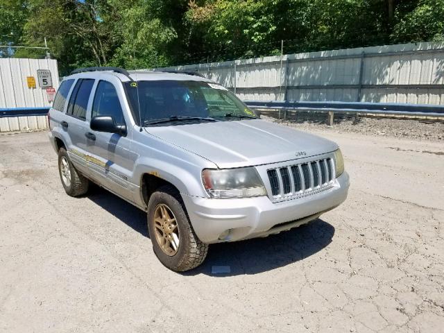 1J4GW48S04C359860 - 2004 JEEP GRAND CHER SILVER photo 1