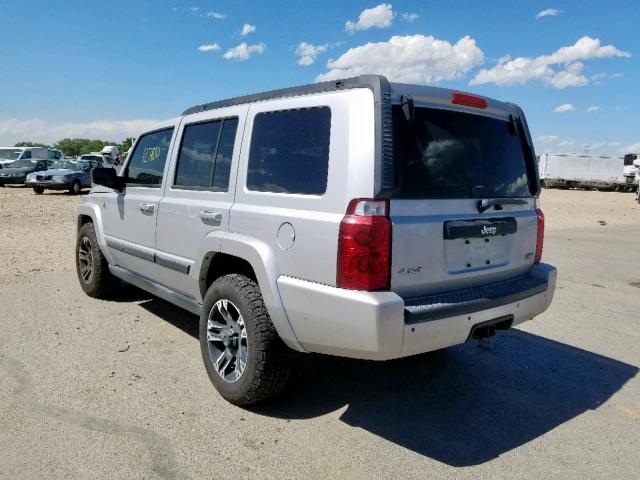 1J8HG48N18C239825 - 2008 JEEP COMMANDER SILVER photo 3