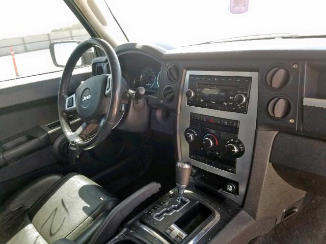 1J8HG48N18C239825 - 2008 JEEP COMMANDER SILVER photo 9
