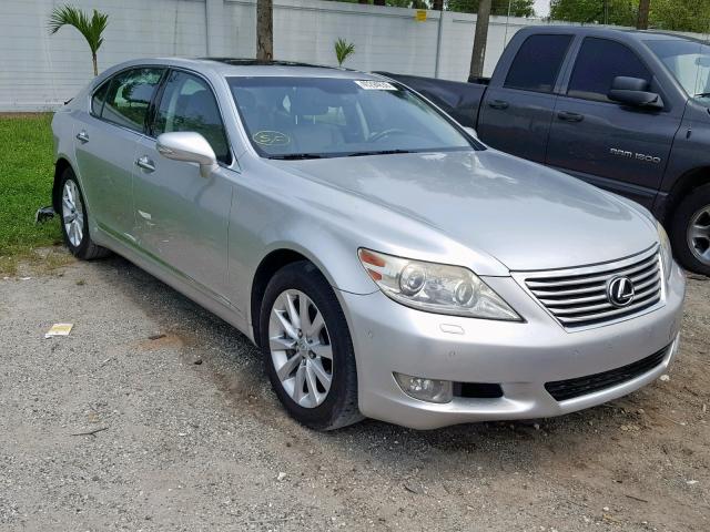 JTHDL5EF6A5002440 - 2010 LEXUS LS 460L SILVER photo 1