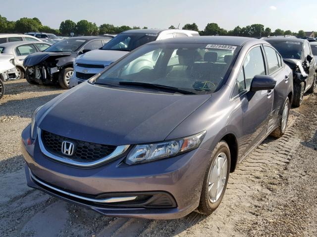 2HGFB2F68FH530718 - 2015 HONDA CIVIC HF GRAY photo 2