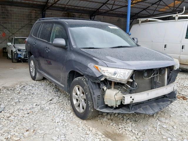 5TDZK3EH0BS035011 - 2011 TOYOTA HIGHLANDER GRAY photo 1