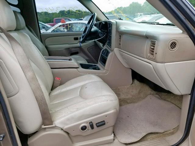 1GKFK16Z53J162323 - 2003 GMC YUKON XL K TAN photo 5