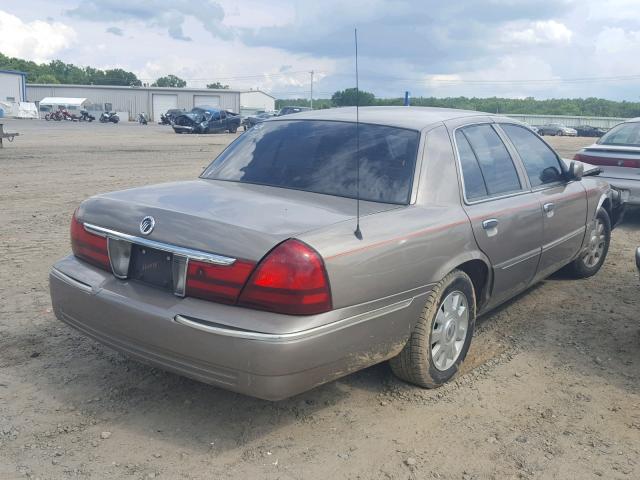 2MEFM75W85X632661 - 2005 MERCURY GRAND MARQ TAN photo 4